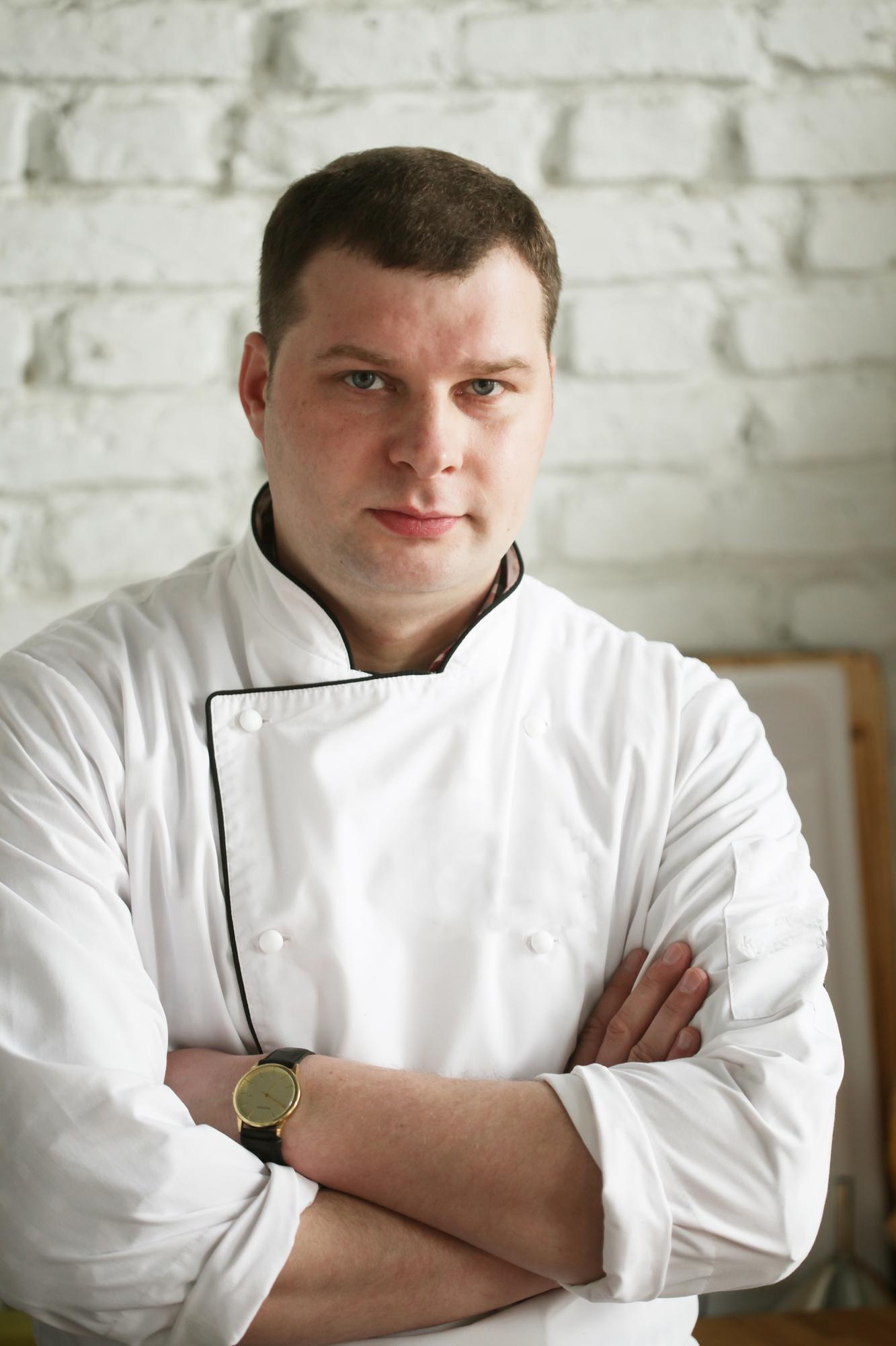 Head chef portrait in kitchen